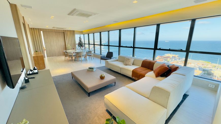 APARTAMENTO MOBILIADO NO RESIDENCIAL PAVAROTTI - AREIA PRETA - 236M².