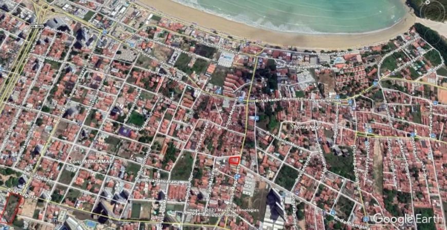 Terreno à venda, 650 m² por R$ 490.000,00 - Ponta Negra - Natal/RN