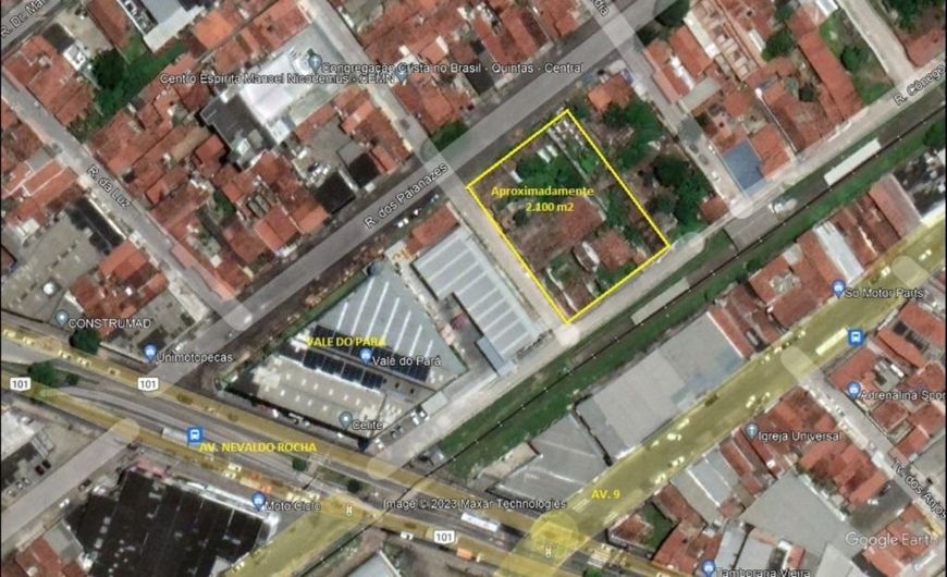 Terreno à venda, 2.100 m² por R$ 1.300.000 - Quintas - Natal/RN