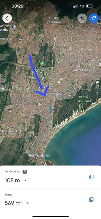 Terreno à venda no bairro Capim Macio - Natal/RN