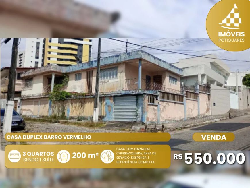 CASA-BARRO VERMELHO-DUPLEX