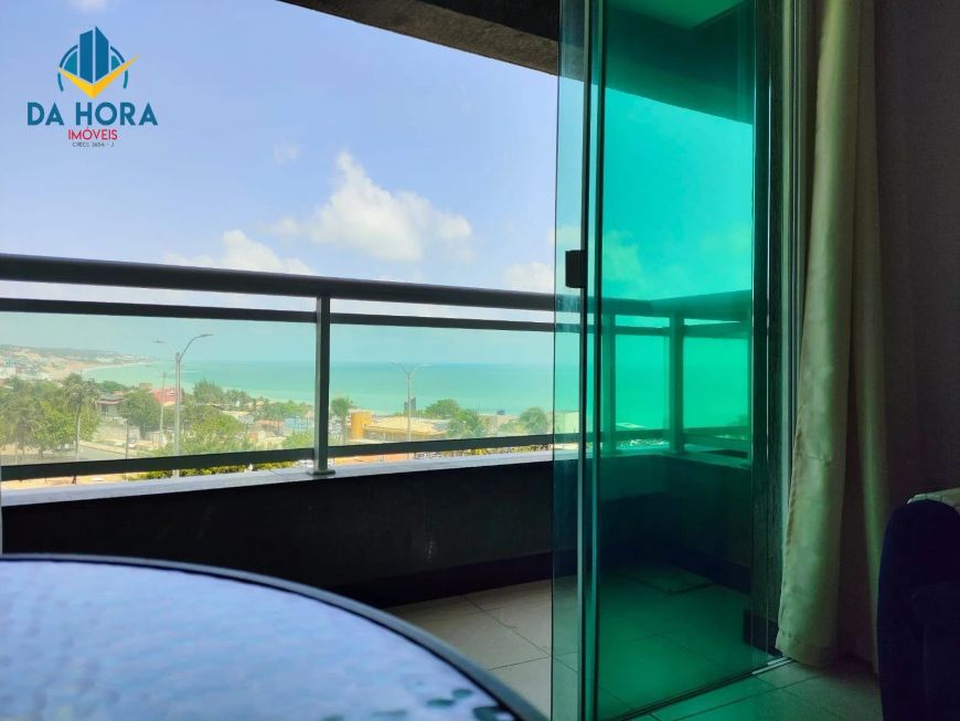 Apartamento mobiliado, 2 quartos, suite, varanda, vista mar, duas vagas, em Ponta Negra.