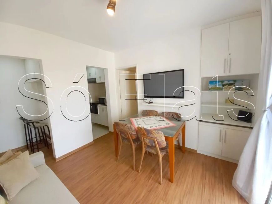 Flat próx da Av. Paulista, Brig. Luís Antônio e principais vias de acesso, disponível para locação.