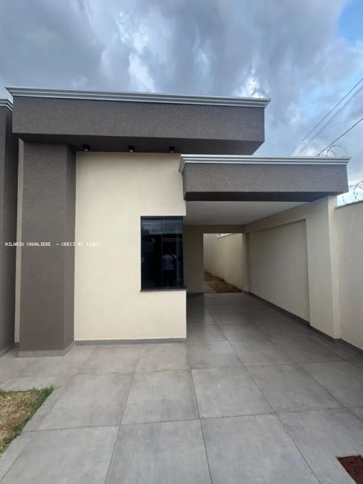 Casa para Venda em Campo Grande, Jardim Aero Rancho, 3 dormitórios, 1 suíte, 3 banheiros, 2 vagas