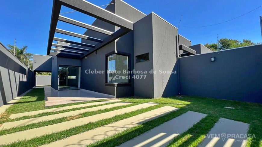 Projeto moderno e diferenciado, com a sala integrada a varanda gourmet