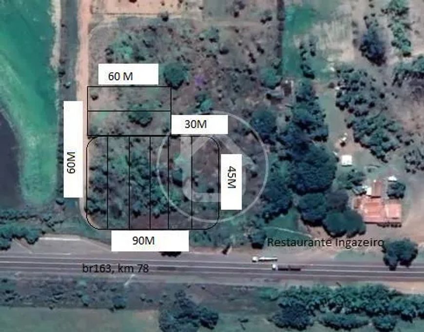 TERRENO EM ANHANDUI COM FRENTE PARA BR163