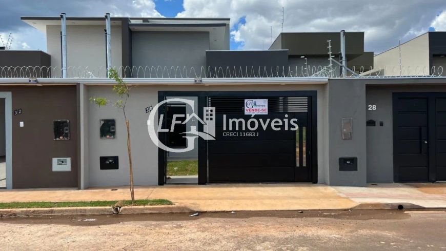 Casa à venda em Campo Grande - MS, Residencial Figueiras do Parque: 3 quartos, 1 suíte, sala, 1 banh