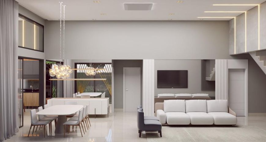 Casa de condomínio para venda com 245 metros quadrados com 4 quartos