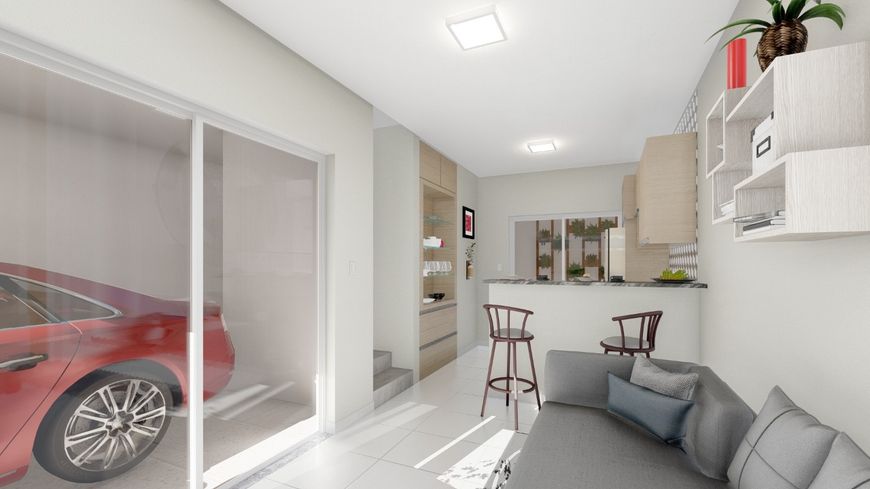 Casa de Vila para venda possui 105 metros quadrados com 2 quartos
