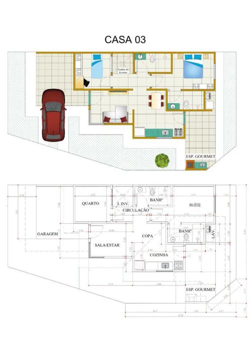 CASA NOVA COM SUITE