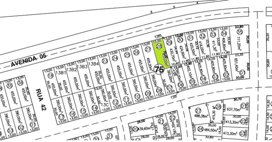 Lote/Terreno para venda possui 455 metros quadrados em Vila Nova Campo Grande - Campo Grande - MS