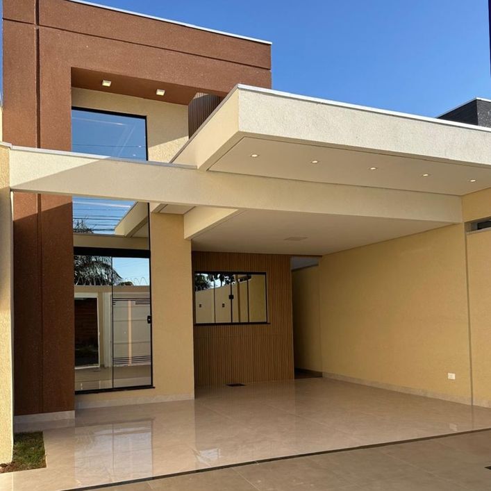Casa com 3 quartos sendo 1 suíte, área gourmet no Jardim Tijuca em Campo Grande - MS