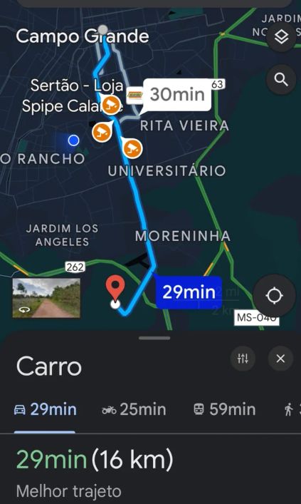 Chácara à Venda 2 Hectares R$ 1.800.000,00 a 16 km do Centro de Campo Grande