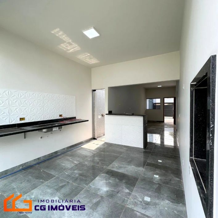 Casa á venda com 2 quartos sendo 1 suíte com área gourmet no Nova Lima em Campo Grande - MS