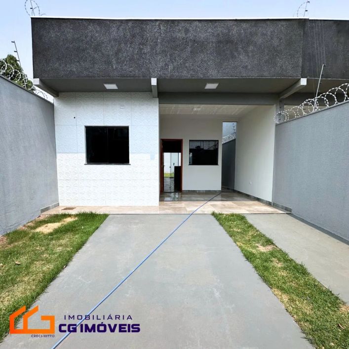 Casa á venda com 2 quartos sendo 1 suíte com área gourmet no Nova Lima em Campo Grande - MS