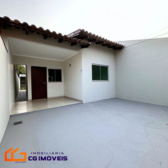 Casa reformada para venda com 2 quartos, área gourmet no Bairro Nova Lima em Campo Grande - MS