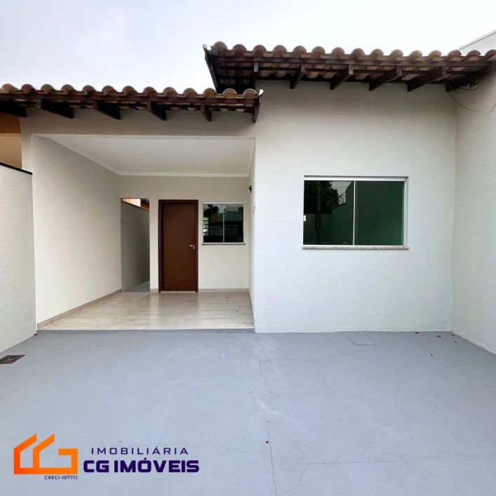 Casa reformada para venda com 2 quartos, área gourmet no Bairro Nova Lima em Campo Grande - MS