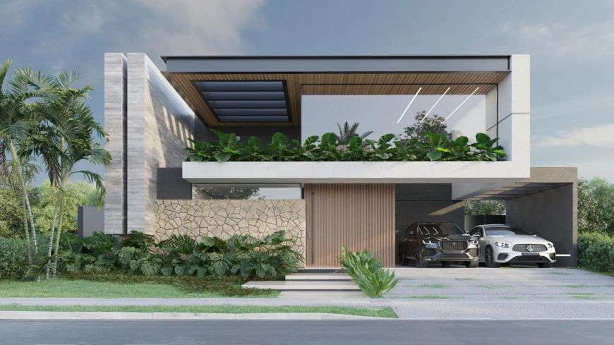 Casa de Alto Padrão com 4 Suítes em Condomínio - Riviera Home Club