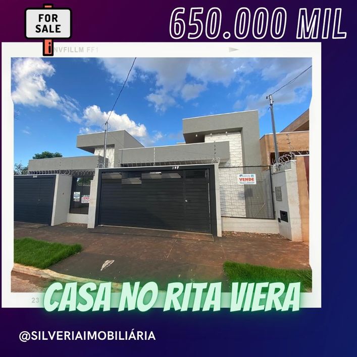 Casa com piscina no Rita Viera