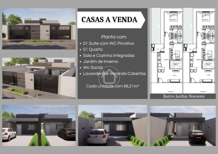 IMÓVEL COM 2 QUARTOS SENDO 1 SUITE
