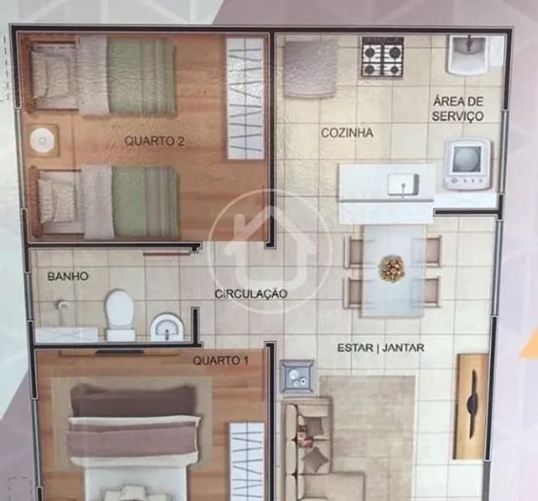 APARTAMENTO À VENDA - TIRADENTES - CAMPO GRANDE/MS