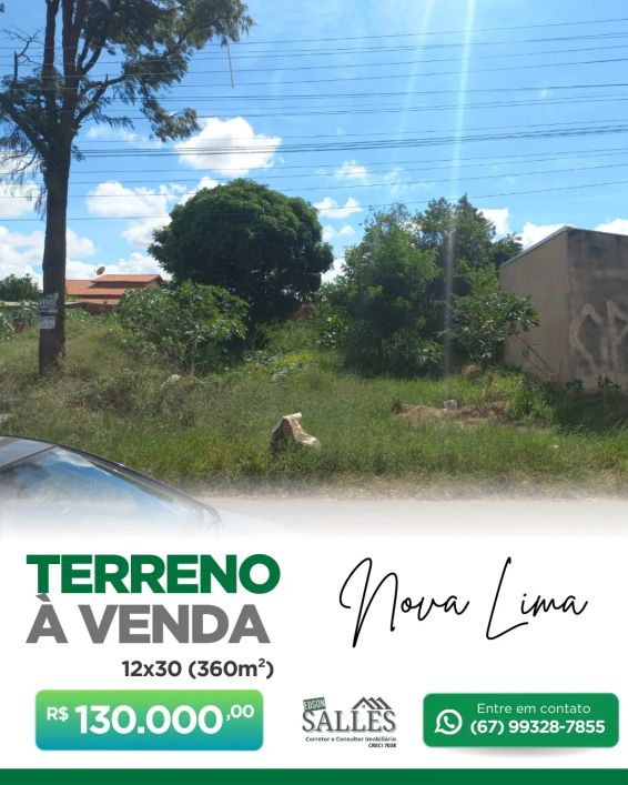 Imóvel para venda tem 360 metros quadrados em Nova Lima - Campo Grande - MS