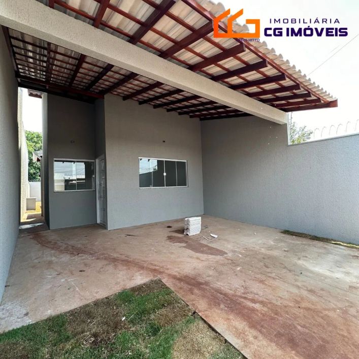 Casa ampla com 2 quartos sendo 1 suíte contendo 90m² no bairro Nova Lima em Campo Grande - MS
