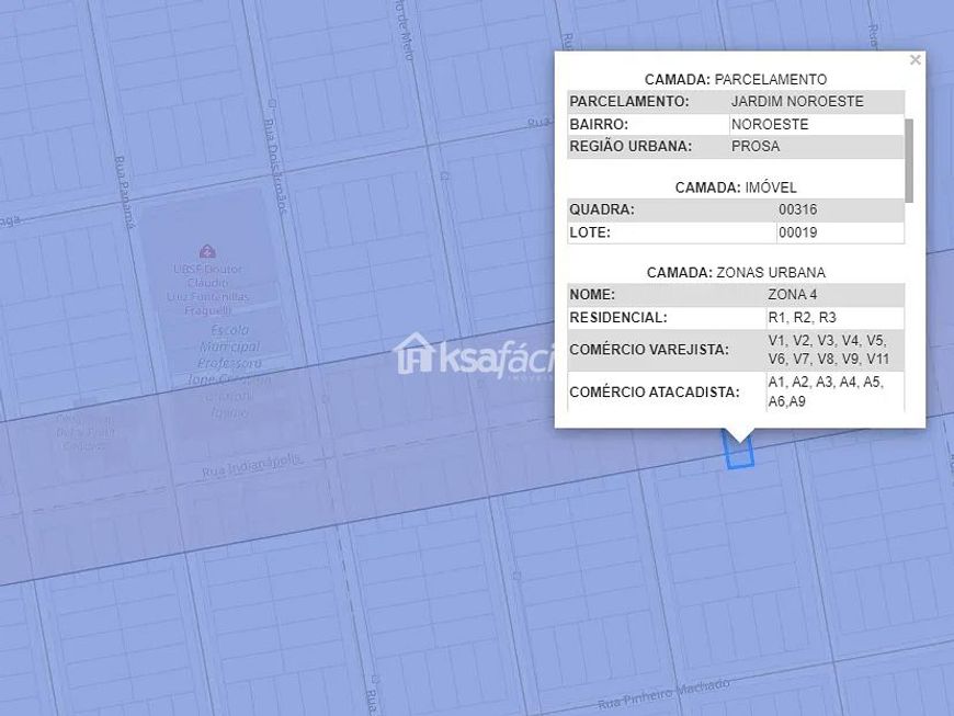 Terreno à venda, Jardim Noroeste, Campo Grande, MS
