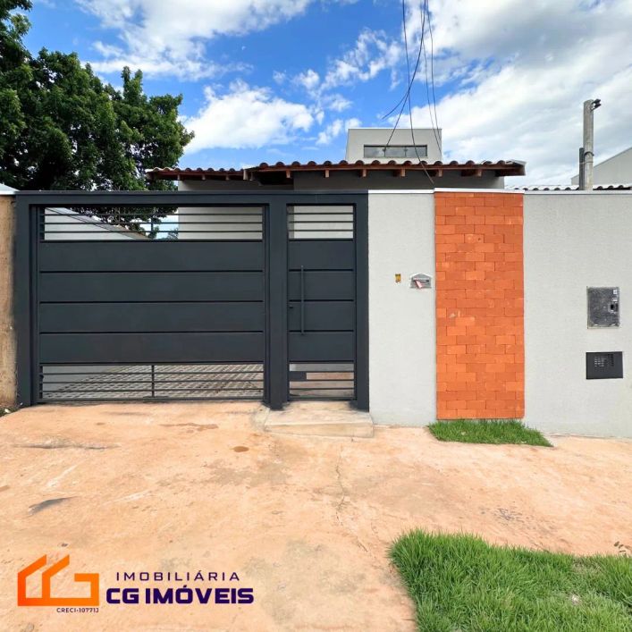 Casa com 2 quartos sendo 1 suíte, prox ao shopping bosque dos ipes - Nova Lima em Campo Grande - MS