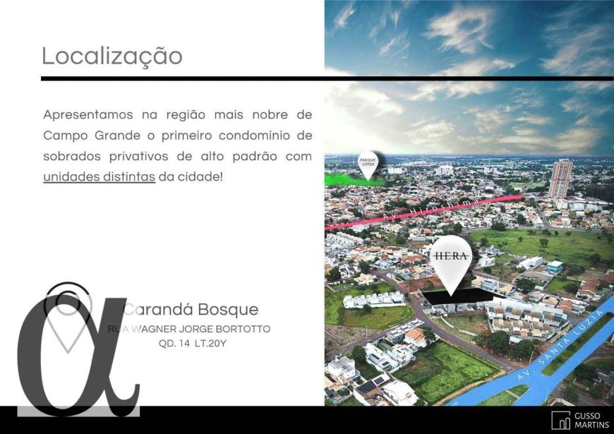 SOBRADO EM CONDOMÍNIO COM 3 SUITES NO CARANDÁ BOSQUE