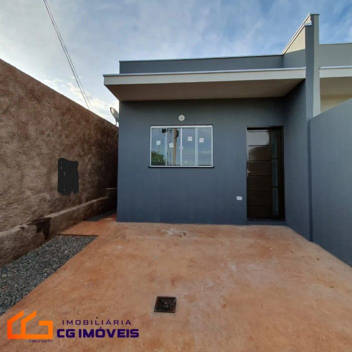 Casa á venda com 2 quartos sendo 1 suíte com 55m² no Residencial Buzios em Campo Grande - MS