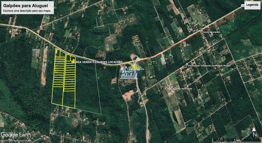 Terreno Comercial para Locação na BR 343, Teresina