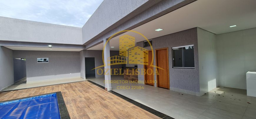 CONDOMÍNIO VAZADO VIA ESTRUTURAL CASA NOVA 3 SUÍTES PISCINA CHURRASQUEIRA LOTE 490m2 RUA 12 CONFIRA