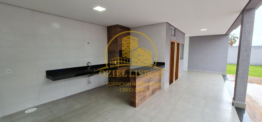 CONDOMÍNIO VAZADO VIA ESTRUTURAL CASA NOVA 3 SUÍTES PISCINA CHURRASQUEIRA LOTE 490m2 RUA 12 CONFIRA
