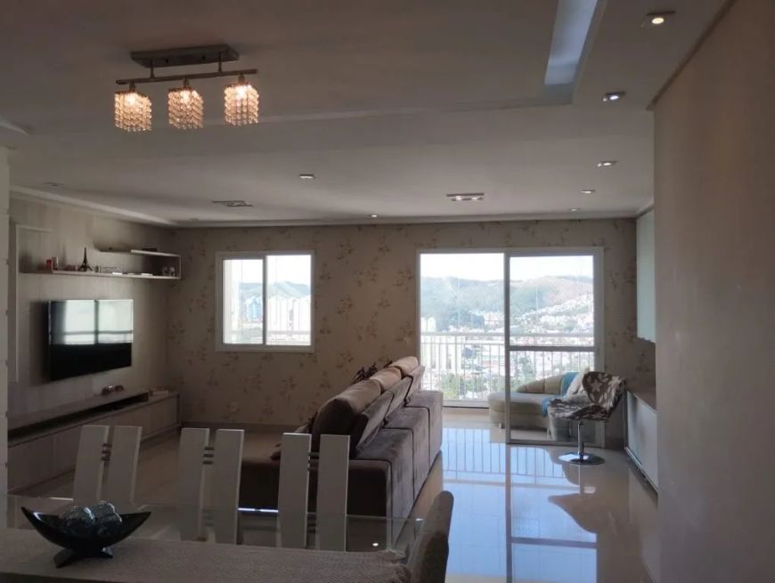 Apartamento para alugar Centro Mobiliado Cond. Arcádia 104m2, 2 suites, varanda, 2 vagas, lazer