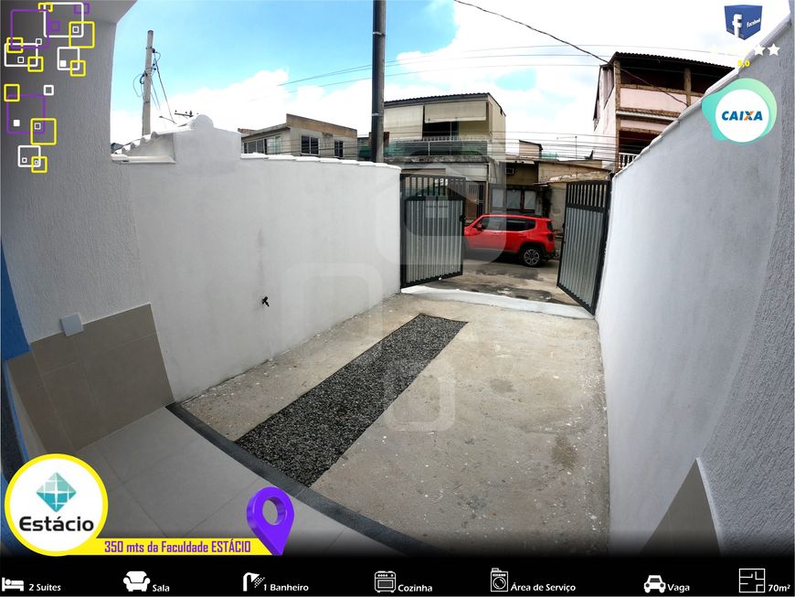 Califórnia, 850 metros do Lançamento Conceito Califórnia - 2 Suítes, Garagem, Entrada Independente