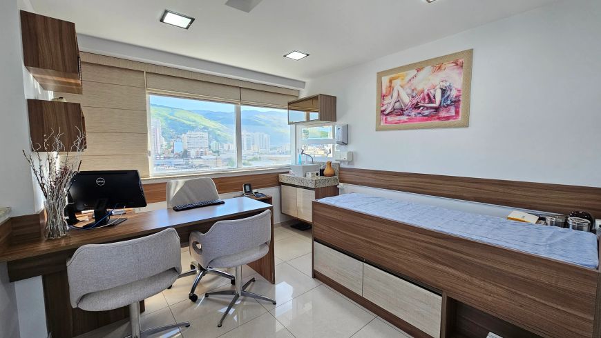 Sala Mobiliada com 48m Via Office Nova Iguaçu