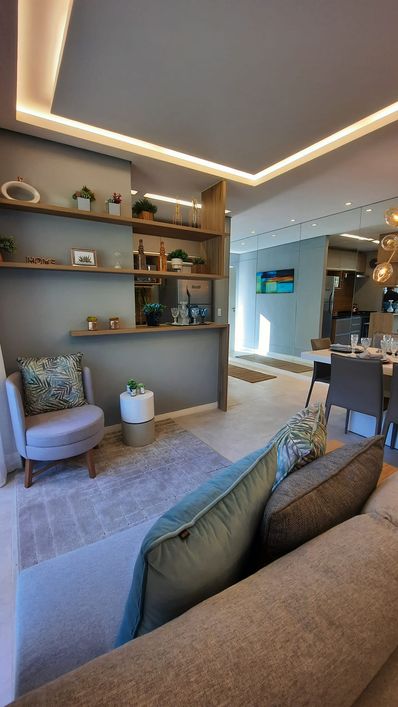 Apartamento de 2 quartos com 52m² e 1 vaga na garagem em Nova Iguaçu