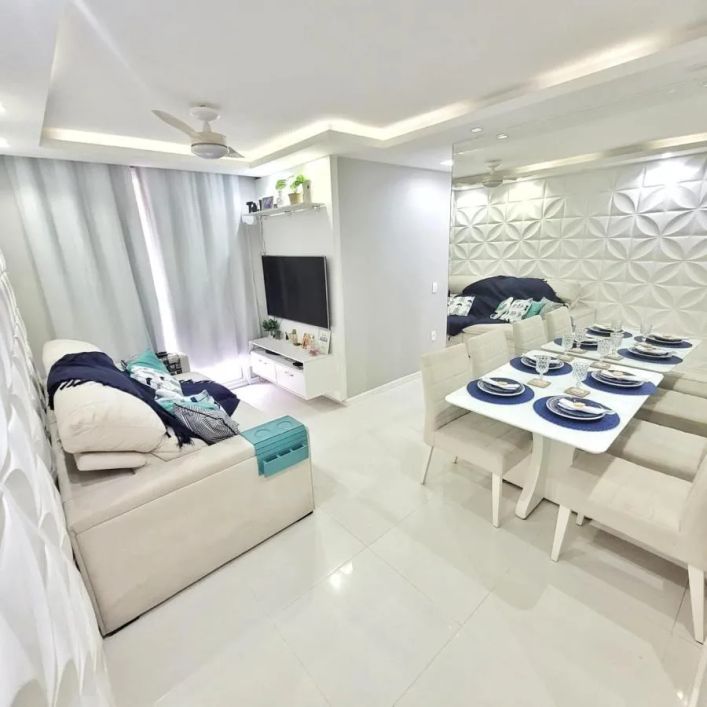 Apartamento para Venda em Nova Iguaçu, Jardim Alvorada, 3 dormitórios, 1 banheiro, 2 vagas