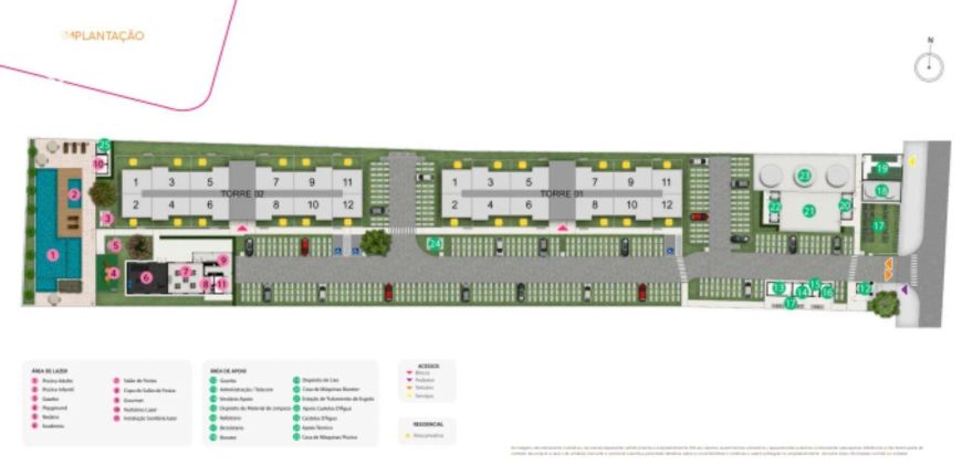 Apartamento Garden com 2 dormitórios à venda, 70 m² por R$ 349.990,00 - Luz - Nova Iguaçu/RJ