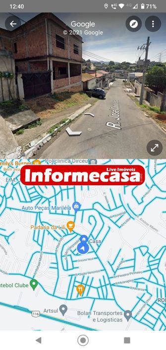 Trata-se de uma sala , cozinha , banheiro , varanda e uma dispensa. E na parte de cima tem uma sala