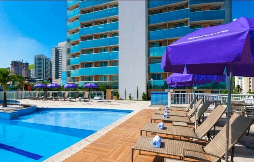 Flat Mercure Nova Iguaçu, disponível para venda com 30m², 01 dormitório e 01 vaga de garagem