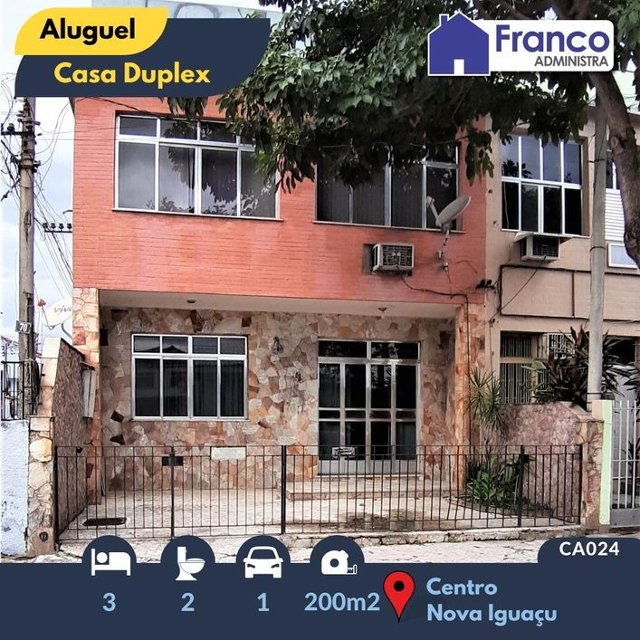Casa 3 quartos para Fins Comerciais, Centro, Nova Iguaçu - RJ
