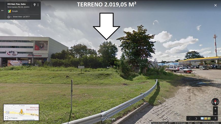Terreno de 2019 metros quadrados no bairro Jardim da Posse