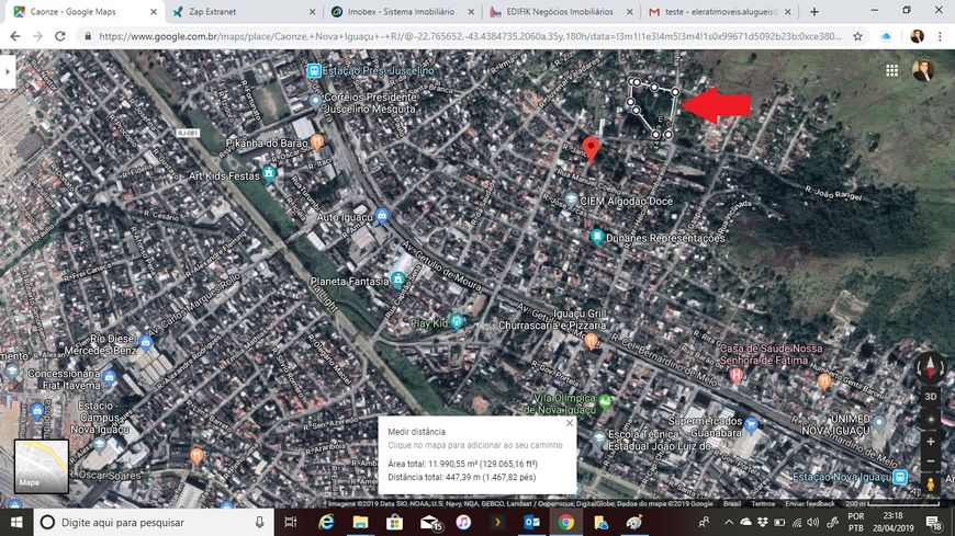 Terreno no bairro Caonze