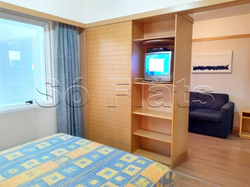 Paulista Classic, flat disponível para locação contendo 28m², 1 dormitório e 1 vaga de garagem.
