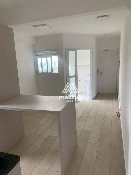 Apartamento com 2 dormitórios para alugar, 53 m² por R$ 3.219/mês - Jardim - Santo André/SP