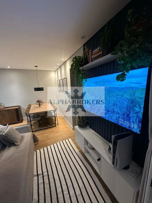 Lindo apartamento de 60 m² uma suíte e ampla varanda