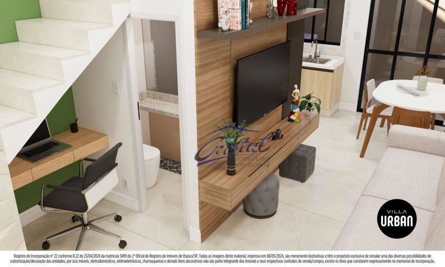 Casa com 2 dormitórios à venda, 60 m² - Ayrosa - Osasco/SP