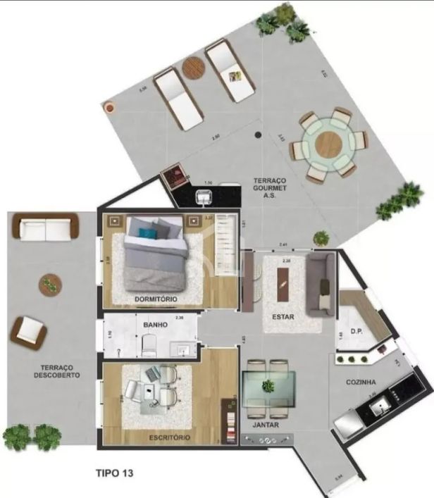 Apartamento em Osasco, Quitaúna com 2 quartos, Pronto para morar